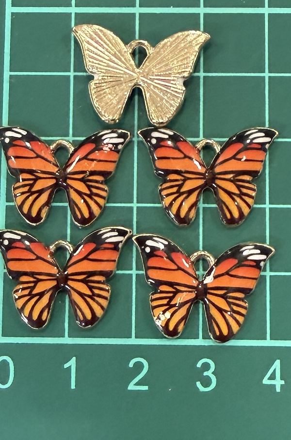 Charm Butterfly Orange